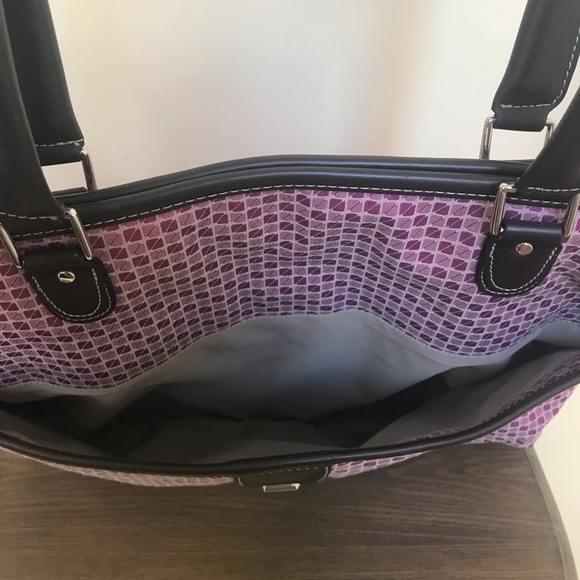 Nine & Company Large Tote Bag Purple - Picture 5 of 8